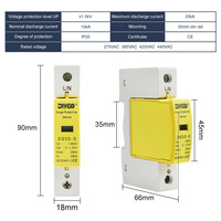 Parafoudre domestique DIY GO AC SPD 1P 10~20KA 20~40KA 30~60KA Dispositif de protection contre les surtensions basse tension 385V