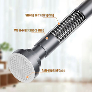 YIJIALE Leader du secteur, Tige télescopique de tension en acier au carbone de 1 pouce, certifiée usine, de 19,7 à 31,5 pouces, pour douche et salle de bain - Product Image 5