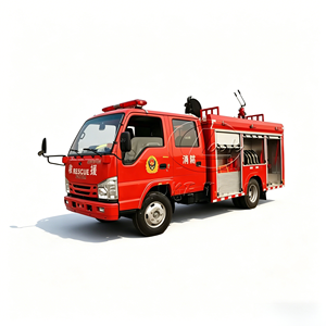รถดับเพลิงอีซูซุ 4x2 4x4 ขนาด 2 ลูกบาศก์เมตร ทนทาน โครงสร้างเสริมความแข็งแรง สำหรับถนนขรุขระ - Product Image 1