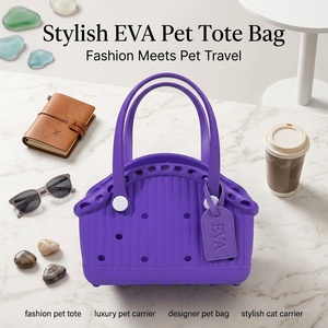Sac de transport pour animaux de compagnie OEM EVA, matériau polymère de haute qualité, <span class=keywords><strong>petit</strong></span> sac de voyage pour chien, pour les voyages en voiture, léger, lavable, sac de transport pour chiot - Product Image 4