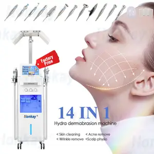 Equipamento de alta tecnologia para tratamento facial com oxigênio, rejuvenescimento da pele, rejuvenescimento da acne, hidratante da pele sensível, equipamento de beleza hidráulica