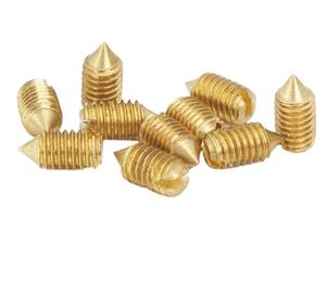 <span class=keywords><strong>Prix</strong></span> usine KIMI vis d'assemblage conique autobloquante sans tête <span class=keywords><strong>M2</strong></span> <span class=keywords><strong>M2</strong></span>.5 M3 M4 M5 vis de verrouillage à pointe en laiton Machine à rainurer à tête plate - Product Image 4