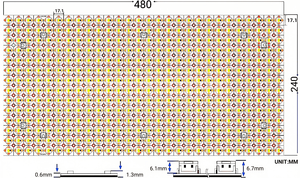 Trung Quốc bán buôn tùy chỉnh đá Backlit linh hoạt <span class=keywords><strong>LED</strong></span> ánh sáng Sheets 480x240 mét 392 LEDs/M 100lm/W đèn nền nội thất - Product Image 6