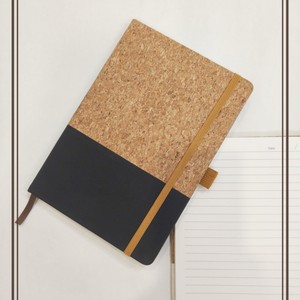 A5 Cork Creative Notebook Eco-Friendly PU <b>Wheat</b> Straw Patchwork Notepad Custom Logo Available Business Office Journal - Product Image 6