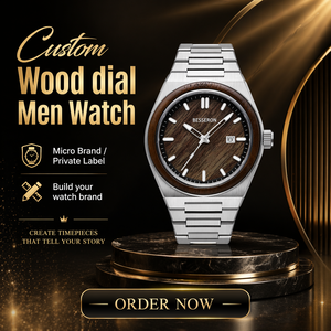 Montre à quartz durable, étanche 5 ATM, boîtier en acier inoxydable 316, aiguilles lumineuses, verre minéral 42 mm pour une chronométrage fiable - Product Image 1