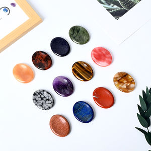 Groothandel natuurlijke kristallen edelsteen ovale zorgstenen kristallen massage steen - Product Image 4