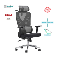 Chaise pivotante de bureau Foshan avec 360 pivotant en tissu ergonomique en maille rotative pour les femmes enceintes