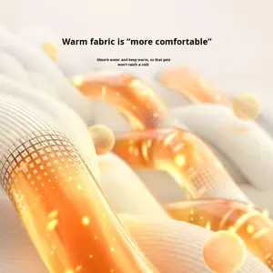 Bata de Baño Informal para Perros y Gatos, Cobertura Total, para <span class=keywords><strong>Chihuahua</strong></span>, <span class=keywords><strong>Golden</strong></span> Retriever, Secado Rápido, Absorbente, de Poliéster, Ropa Cómoda para el Baño de Mascotas - Product Image 3