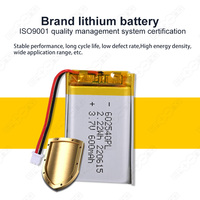 3.7V Li po baterai 602540 baterai kantong polimer litium 600mAh baterai Lithium ion