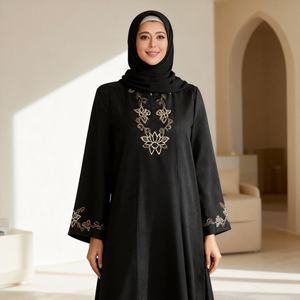 Robe Abaya Moderne Modeste de Haute Qualité Brodée pour Femmes Musulmanes Mode Casual Quotidienne Nouveau Design - Product Image 3