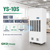 Nouvelle machine déshumidificatrice industrielle électrique avec déshumidification automatique et conception mobile, drainage direct par tuyau