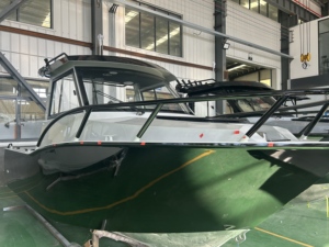 เรือตกปลาอลูมิเนียมจากจีน เรือสำราญสำหรับครอบครัว ขนาด 6.25 เมตร พร้อมห้องโดยสาร เรือเชื่อมแบบมืออาชีพ - Product Image 5