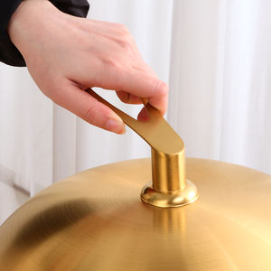 <span class=keywords><strong>Wok</strong></span> en acier et aluminium à trois couches avec composite antiadhésif en titane de style chinois - Product Image 4