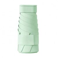 Parapluie de poche compact super léger à 5 plis avec protection UV et logo imprimé