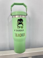 AS gudang Flip atas sedotan 30oz 20oz putih Macaron Matte sublimasi Travel Mug 20STBBBCC 20STBBBDD 30STBBB01 30STBBB02