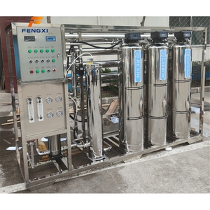 Équipement de traitement d'eau souterraine par osmose inverse FXJ 2000L pour petite usine, système monophasé, machine de purification d'eau de rivière, de puits et de pluie - Product Image 1