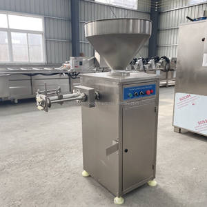 เครื่องเติมไส้กรอกร้อนไส้กรอกข้าวโพดซาลามิระบบนิวเมติกเครื่องยัดไส้กรอกไฮดรอลิกอัตโนมัติ - Product Image 4