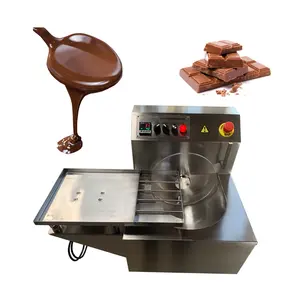 Chocolate tempring melting machine small commercial 8kg tabletop wheel tempering chocolate machine with cheap price