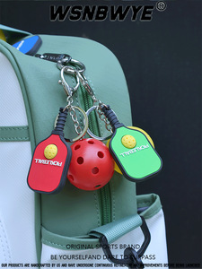 Porte-clés Raquette CHAVEIRO Mini Gym Pickleball Padel Cadeau 3D Porte-clés en métal Raquette Pickleball Padel - Product Image 2