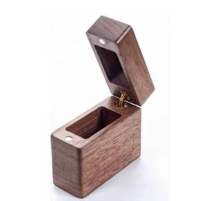 Caja Ecológica de Madera de Pino con Diseño Cuadrado, Personalizable con Grabado Láser/Pirotécnico - Product Image 6