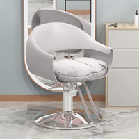 Chaise de barbier et de beauté en métal de luxe moderne pour salon, spa, hôpital et usage extérieur, mobilier de salon de coiffure de luxe