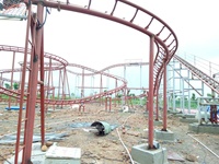 Produk hiburan produsen terkenal murah mouse mini gila 320m 280m Roller Coaster halaman belakang untuk dijual