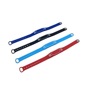 Biểu tượng tùy chỉnh in không thấm nước <span class=keywords><strong>NFC</strong></span> Silicone dây đeo cổ tay 13.56MHz RFID Thông tin liên lạc mini <span class=keywords><strong>Tag</strong></span> cho truyền thông xã hội chia sẻ khách sạn - Product Image 2