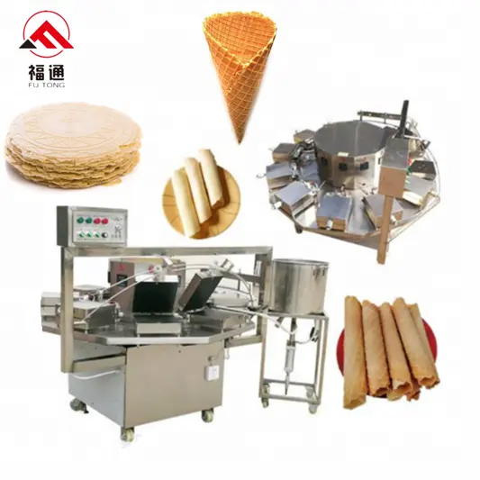 와플 아이스크림 콘 메이커 설탕 아이스크림 콘 자동 계란 롤 웨이퍼 스틱 기계 소형 아이스크림 메이커 기계 중국