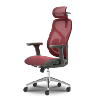 Chaise de bureau ergonomique moderne en maille avec siège en mousse, design réglable, pour la maison, le bureau et l'hôtel, livraison directe d'usine