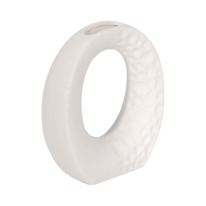 Vaso in ceramica scolpito con intaglio aperto per soggiorno, vaso decorativo per fiori, accenti per camera da letto, decorazioni per ufficio - Product Image 3