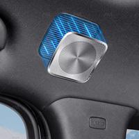 Penutup Speaker Atap Mudah Dipasang, Penutup Speaker Stainless Steel Dekoratif, Aksesoris Interior Mobil untuk BYD Fangchengbao Ti7