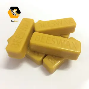 China Suppliers Best Selling Organic Bulk Crude and Refined Yellow Beeswax Block slab Honey Bees Wax for Candles Industrial food