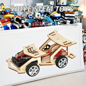 Hoye Thủ Công Gốc Giáo Dục Xe Mô Hình Bằng Gỗ Đua Xe Trò Chơi Khoa Học Đồ Chơi Thí Nghiệm Dạy Học Hỗ Trợ lứa tuổi 7-9 - Product Image 1