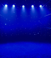 Lot de 4 projecteurs de scène professionnels 4-en-1 à 18 têtes LED Par Can pour studio, salle de spectacle et événements