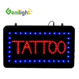 Enseigne Néon LED Multicolore Super Lumineuse 56x33cm pour Tatouage et Piercing – Idéale pour la Publicité et la Décoration des Maisons, Boutiques et Entreprises - Product Image 3