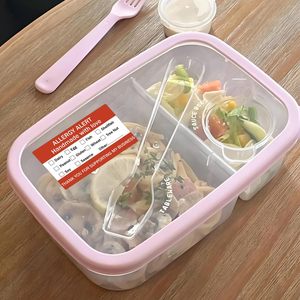 500 ชิ้นสติกเกอร์แพ้อาหาร 1.252.25 นิ้วสติกเกอร์เตือนสารก่อภูมิแพ้ทำด้วยมือรักกระดาษรูปสี่เหลี่ยมผืนผ้าเบเกอรี่ร้านอาหารจัดเลี้ยง - Product Image 4