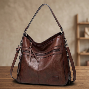 Fashionable Genuine Leather BS INTERNATIONAL <b>Women's</b> Clutch Handbags Zipper Closure Durable Water Resistant Anti-Theft - Product Image 3