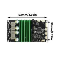 Module amplificateur audio BT DC 9-32V avec égaliseur et amélioration des basses, double canal 2x150W, prend en charge la réglage via application mobile
