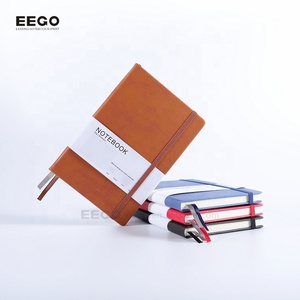 Bán buôn giá rẻ khuyến mãi đa màu PU Nhật ký kinh doanh Tạp Chí kế hoạch da Bìa biểu tượng tùy chỉnh máy tính xách tay với chủ bút - Product Image 5
