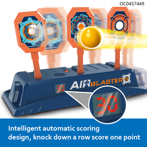 Không khí điện chụp Bullet trẻ em mềm bọt Bóng đồ chơi súng thiết lập với mục tiêu - Product Image 4