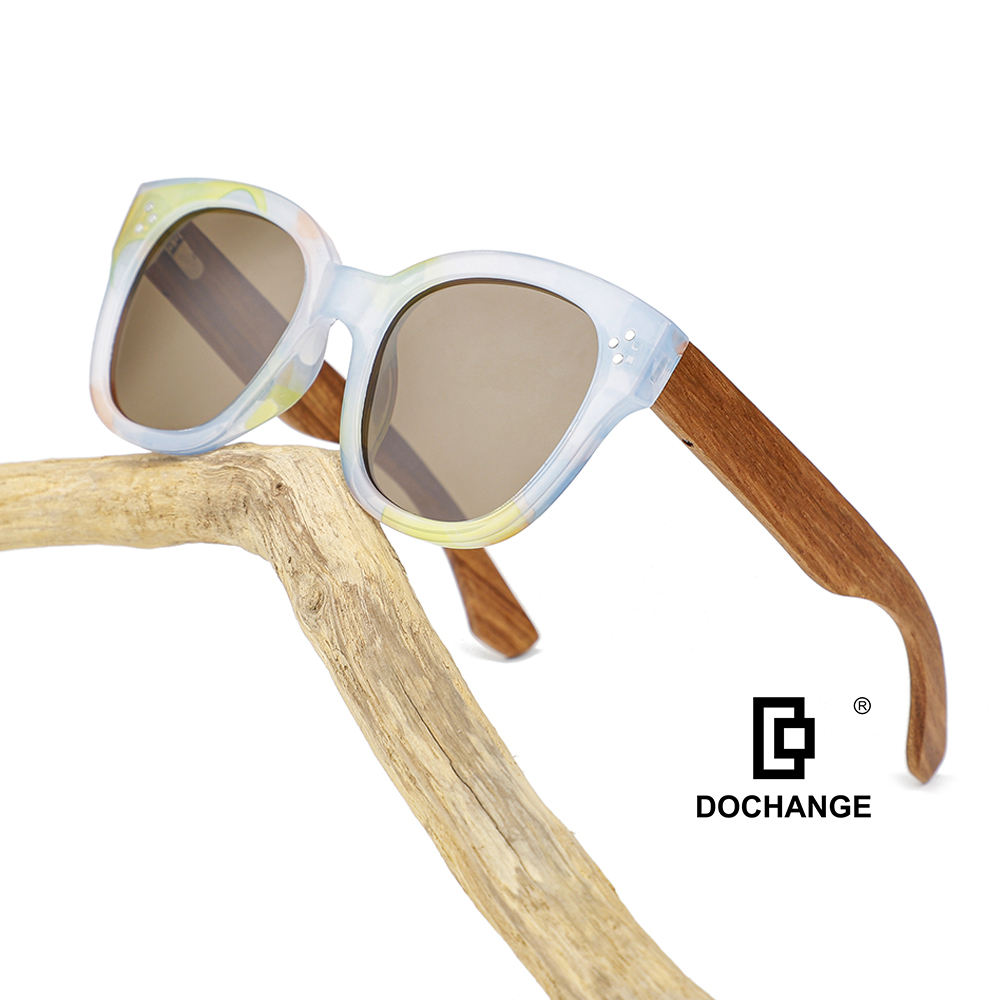 Wholesale Sunglasses Lunettes De Soleil Fashion Wooden Sunglasses Unisex Women High Quality Custom Logo Glasses Girls Gift