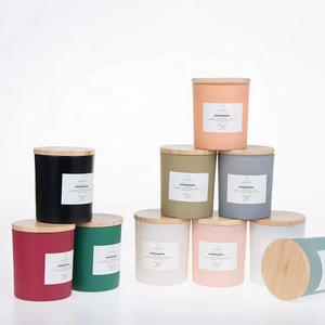 Bougie parfumée artisanale écologique personnalisable <span class=keywords><strong>en</strong></span> cire de soja et cire d'abeille - Aromathérapie de luxe, huile essentielle, parfum, souvenir - Product Image 1