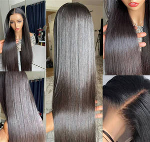 Peluca de Cabello Humano Virgen Vietnamita Liso 13x6 con Encaje Frontal HD Real, Sin Esfuerzo, Sin Pegamento, Pre-Arrancada, Grado 12A - Product Image 3