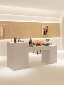 Mesa <span class=keywords><strong>de</strong></span> Exhibición Moderna y Ecológica para Ropa, Joyería, <span class=keywords><strong>Zapatos</strong></span>, Bolsos y Accesorios para <span class=keywords><strong>Mujer</strong></span>, Ligera y con Diseño <span class=keywords><strong>de</strong></span> Agua Fluida - Product Image 2