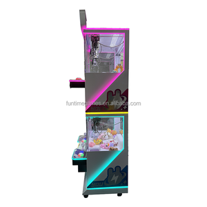 <span class=keywords><strong>4</strong></span>人用マルチプラグミニクレーンゲーム機、スチールキャビネット付き、屋内キッズアーケードプレイグラウンド向け - Product Image 4
