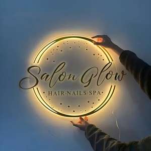 Letreros Electrónicos para Interiores, Señalización para Recepción de Oficina, Letrero Acrílico Retroiluminado, Logotipo Luminoso Personalizado, Letrero LED de Neón para Pared - Product Image 5