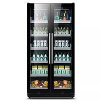 Odino réfrigérateur Commercial refroidisseur de vin intégré réfrigérateur intégré refroidisseur de vin intégré avec affichage LED pour la maison 500L