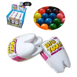 50g big tooth toy candy bubble gum ball