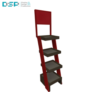 Étagère à boissons en bois à plusieurs niveaux inclinée, fabriquée en usine au Vietnam, présentoir en bois pour supermarché, magasin de détail, épicerie - Product Image 2