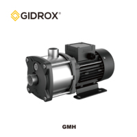 Pompes centrifuges horizontales multi-étages en acier inoxydable GIDROX 0.75KW AISI304 pour surpression et irrigation